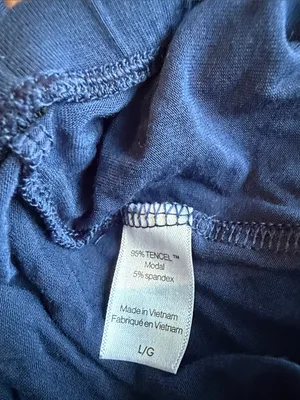 Eberjay Gisele navy blue jersey pajama pants thumbnail 5