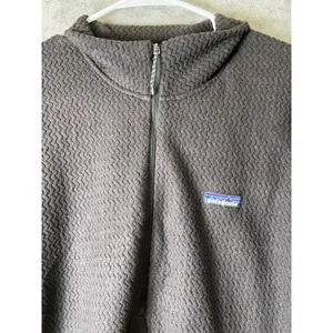Patagonia R1 Air Zip Neck Pullover Fleece‎ Black Polartec Hiking Women's XXL thumbnail 2