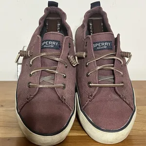 Sperry Top-Sider Women's Pier View Low Top Fashion‎ Sneakers Maroon Size 9 M thumbnail 4