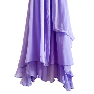 Retrofete Ina Silk Chiffon Maxi Dress Wisteria NWT Medium Wedding Guest Gala thumbnail 7