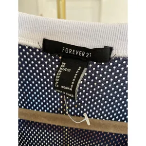 Forever 21 Navy Mesh Football Jersey‎ Graphic Basketball Sporty Gameday Soccer S thumbnail 4