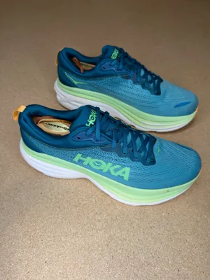 HOKA Bondi 8 Men’s 11D Deep Lagoon Ocean Mist Running Shoes 1123202-DLOM thumbnail 2