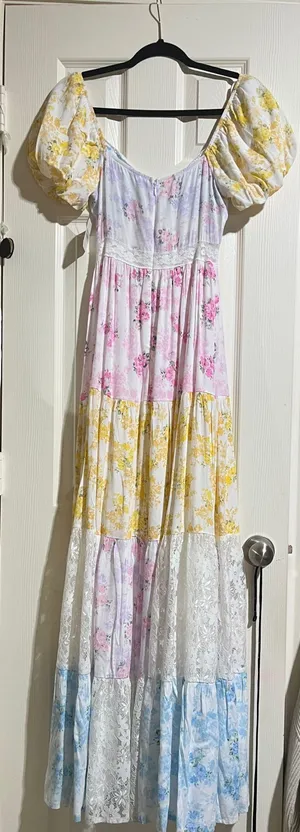 Darcey Patchwork Maxi Dress  thumbnail 5