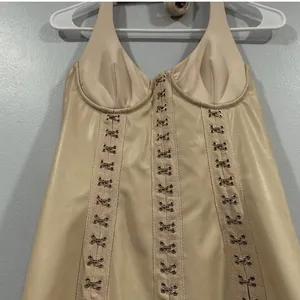House of CB Leda Vegan Leather Dress Medium M thumbnail 3