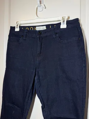 Kate Spade Broome Street Dark Wash Straight Leg Crop Jeans thumbnail 2