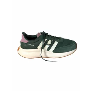 Adidas VL Court 3.0 Collegiate Green White Glow Pink Stripe Size 7.5 Soccercore thumbnail 3