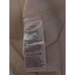 Madewell Denim A-Line Sleeveless‎ Mini Dress Tile White Square Neck Size 12 thumbnail 7