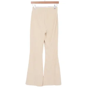 Aerie Pants Womens XS Flare Corduroy Cream High Waisted Seam Front Excellent thumbnail 3