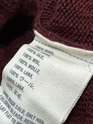 Abercrombie and Fitch Y2K Wool V-Neck Sweater Women’s Medium thumbnail 2