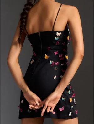 Maeve by Anthropologie 3-D Mini Dress thumbnail 5