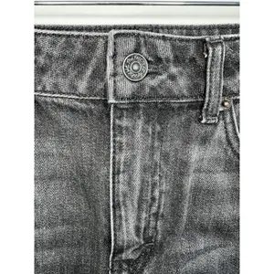 We‎ The Free People Black Denim Mini Skirt 25 Frayed Hem Rocker Festival Revival thumbnail 13