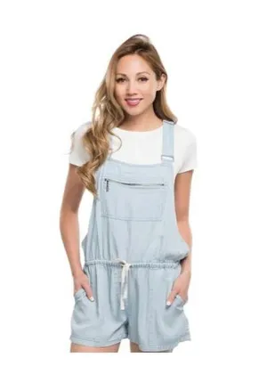 Lovestitch pinstripe short overalls L thumbnail 2