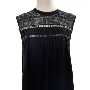 Old Navy Women's Medium Black Sleeveless Top with Lace | #11 thumbnail 4