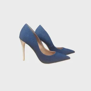 NWOB Steve Madden Denim Pumps 8.5 thumbnail 7