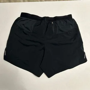 Nike Dri-FIT Black Running Shorts Reflective Logo Men’s Size Small thumbnail 2