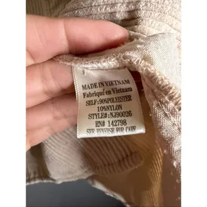 New In Boutique Cream Beige Button Up Corduroy Shacket Size Large thumbnail 5