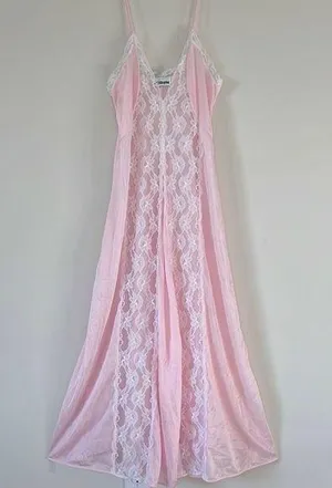 Vintage Maxi Nightgown Slip thumbnail 1