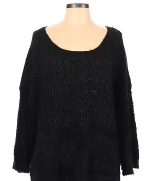 Belldini size large black cozy sweater thumbnail 1