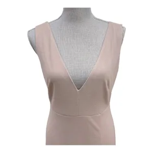Birdy Grey SHAMIN DRESS CREPE TAUPE LARGE NEW NWT BRIDESMAID WEDDING thumbnail 3