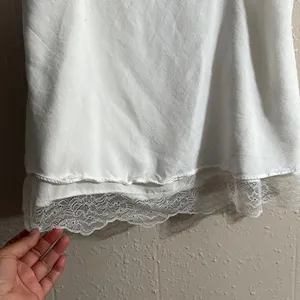 Zara White Top With Lace thumbnail 2