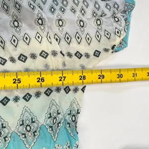 NWOT Johnny Was Arroyo Ice Floral Paisley Long Tunic Shirt Blouse Size L thumbnail 10