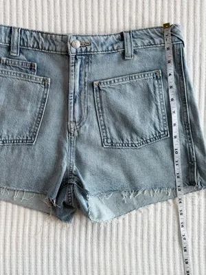 Free People Bettie Sailor Shorts in Light Wash by We The Free Size 30 NWT thumbnail 8