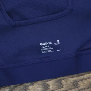 NWT Gap Body Logo Comfort Square-Neck Knit Bralette GPW01052 Elysian Blue M thumbnail 4