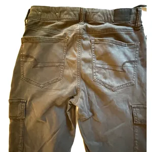 American Eagle Pants Womens Size 8 Gray Cargo Jogger Stretch Utility Ankle thumbnail 9