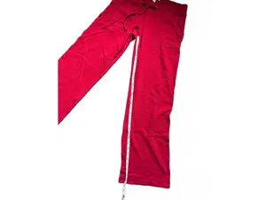 Vintage Y2K Aerie Low Rise Red Wide Leg Sweatpants Drawstring Lounge Pants thumbnail 4