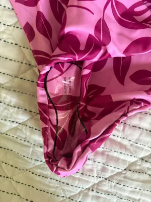 Shein Bandeau Bikini Set Pink thumbnail 3