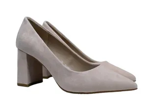 NYDJ Womens 7 Elysia Pointy Toe Leather Pump in Latte NEW thumbnail 2