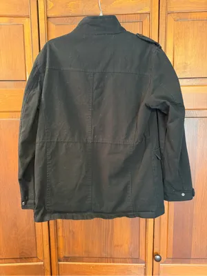 Black we.are denim utility/military Jacket Y2K 2008 thumbnail 2