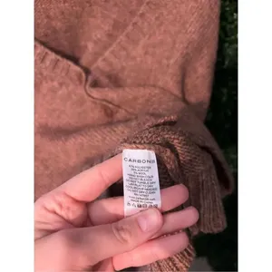 Carbon38 Cable Knit Mushroom Brown Chunky Cardigan Sz XL NWT thumbnail 7
