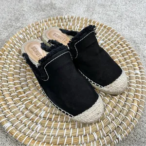 Schutz Espadrille Mule Sandals Flat Size 7B thumbnail 1