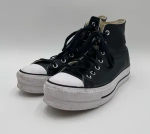 CONVERSE Chuck Taylor All Star Lift Platform Leather High-Top Women's 10 Shoes thumbnail 1
