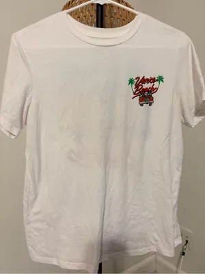 Disney Venice Beach White Graphic Tee - Casual thumbnail 1