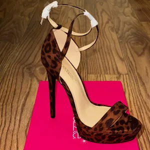 Women's Leopard Print Platform Ankle thumbnail 2