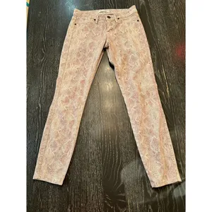 Rich & Skinny Women's Size 24 Pink reptile print Skinny Jeans Stretch Denim thumbnail 2