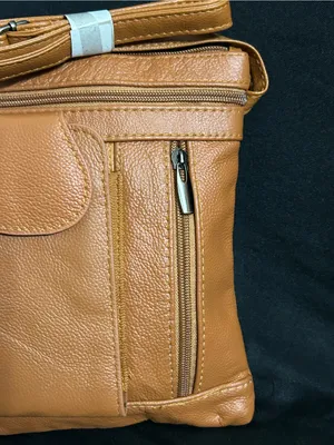 Maze On The Go Genuine Soft Leather Tan Crossbody Bag Purse NWT thumbnail 3