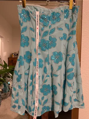 LUCY IN THE SKY Sequin Beaded Flare Strapless Mini Dress Party HOCO⁠ NWT SZ. S thumbnail 7