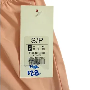 Refuge Shorts Womens Peach Cinched Bum High Rise Biker Activewear Athleisure‎ thumbnail 6