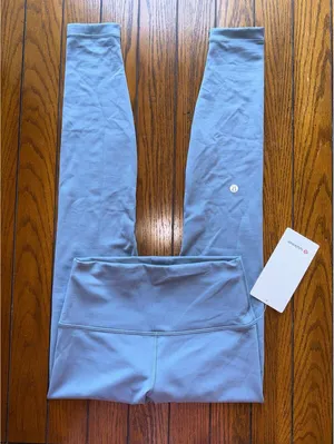Lululemon Wunder Train High Rise 28” Steel Blue Size 6 NWT thumbnail 1