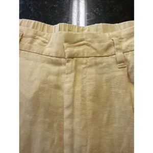 A‎ New Day Women's Butter Yellow Pleated Shorts Sz 10 Linen Old Money Vibes thumbnail 2
