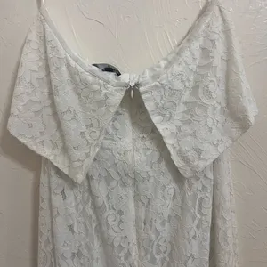 Lulu’s white lace strapless dress size L thumbnail 8