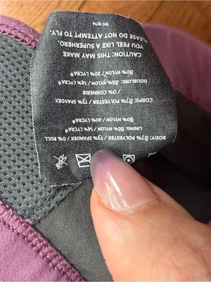 NOBULL High Neck Strappy Sports Bra Mauve Purple Reflective Logo Extra Small XS thumbnail 6