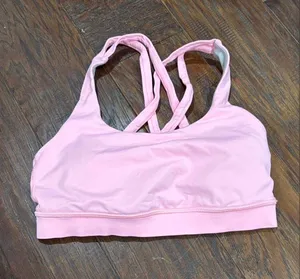 Pink Lululemon bra thumbnail 1