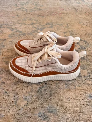 Dream Paris EUC Tweed-Effect Platform Fashion Sneakers WORN ONCE! thumbnail 5