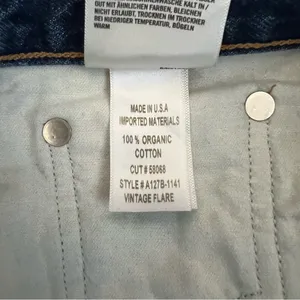 Agolde Women’s Vintage High Rise Flare Jeans Absolute Wash Size 32 thumbnail 10