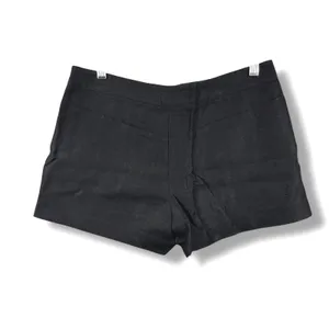 Joie Black Caviar Linen Catia Shorts Zip Fly Side Pocket Womens Size 4 thumbnail 5