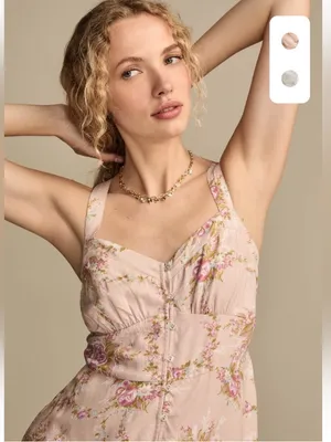 Lucky Brand GORGEOUS Floral Maxi Slip Dress NEW XXL thumbnail 2